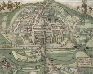 Mapa de Exeter, de 