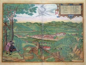 Mapa de Linz, de 