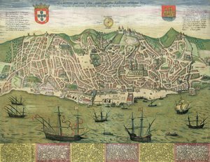 Mapa de Lisboa, de 