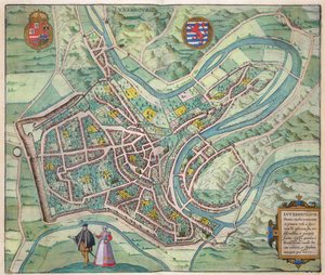 Mapa de Luxemburgo, de 