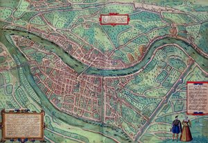 Mapa de Lyon, de 