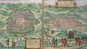 Mapa de México y Cuzco, de 