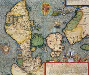 Mapa del Norte de Europa, de 