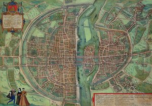 Mapa de París, de 