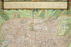 Mapa de Roma, de 
