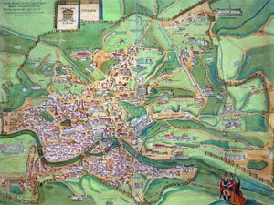 Mapa de Roma, de 