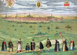 Mapa de Rostock, de 