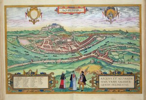 Mapa de Salzburgo, de 