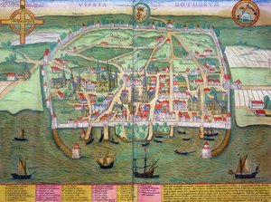 Mapa de Visby, de 