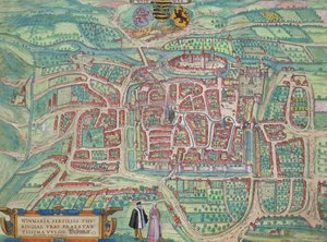 Mapa de Weimar, de 