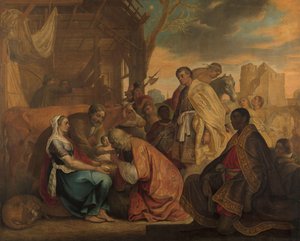 La adoración de los Reyes Magos de Joris van Schooten