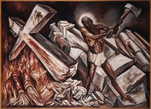 Cristo destruye su cruz, 1943