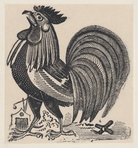 Un gallo de José Guadalupe Posada
