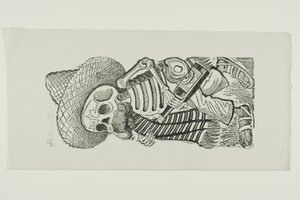 Calavera de Francisco Madero, de Calavera Maderista de José Guadalupe Posada