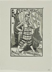 Payaso mexicano, no. 5 de José Guadalupe Posada