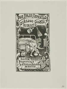 Fingiendo ser fantasmas de José Guadalupe Posada