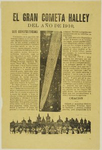 El Gran Cometa de Halley, 1899, publicado en 1910