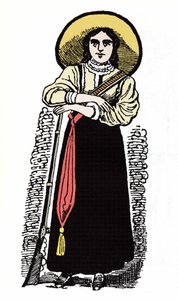 La Revolución Mexicana (1910-1920): soldadera mexicana. Xilografía de José Guadalupe Posada (1852-1913) de José Guadalupe Posada