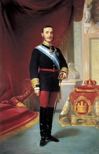 Retrato de Alfonso XII (1857-1885) de José María Galván y Candela