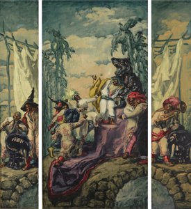 Verano - Tríptico de África, 1917-1918 de José María Sert