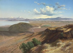 Valle de México desde la colina de Santa Isabel de José María Velasco