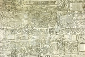 Plano de vista de Zúrich, 1576 de Jos Murer