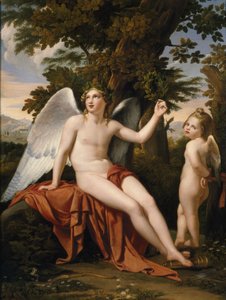 Amor divino y amor profano. de José de Madrazo y Agudo