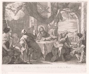 Comida en Emaús de José del Castillo