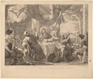 La cena en Emaús de José del Castillo, after Mateo Cerezo the younger