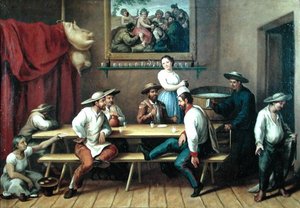 Interior de una posada