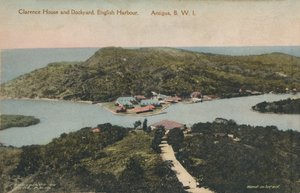 ‘Clarence House y astillero, Puerto Inglés. Antigua, B.W.I.’ de Jose Anjo