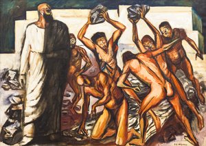 Martirio de San Esteban de José Clemente Orozco