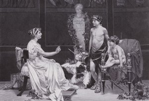 Cornelia, madre de los Gracos de Jose Garnelo y Alda