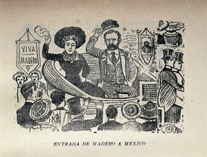 Entrada de Madero a México de José Guadalupe Posada