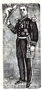 Retrato de Porfirio Díaz (1828-1915), Presidente de la República de México. Xilografía de José Guadalupe Posada (1852-1913)