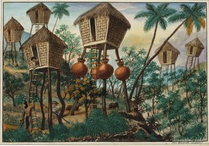 Manila y sus alrededores: Cabañas de los indios de la montaña