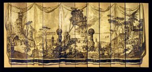 Visión Mediterránea, biombo de once hojas de Jose Maria Sert y Badia