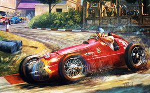 Juan Manuel Fangio, Calles de Pescara