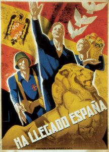 Guerra Civil Española (1936-1939): España ha llegado, c. 1936-39 (cartel) de Jose Morell