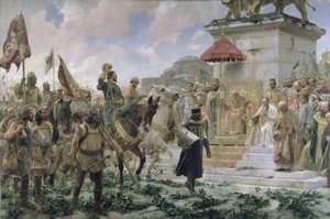 La llegada de Roger de Flor (1280-1307) a Constantinopla en 1303 con 8000 