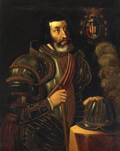 Retrato de Hernán Cortés de José Salomé Pina