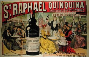 Póster publicitario del aperitivo francés 