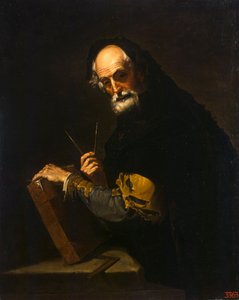 Filósofo con un libro, una brújula y un goniómetro, 1630