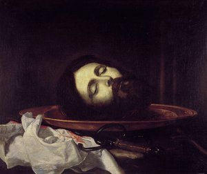 La cabeza de San Juan Bautista de Jose de Ribera