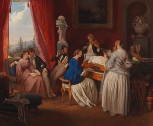 El concierto familiar, 1841