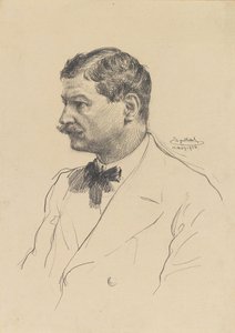 Autorretrato, 1916 de Josef Engelhart