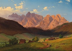 Vista del Triglav en Eslovenia