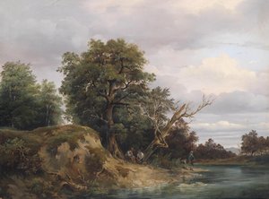 Alemán: Angler at the river
