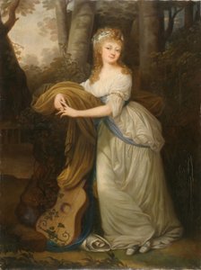 Retrato de Krystyna Magdalena Radziwiłłówna (1776-1796), hija de Michał Hieronim Radziwiłł de Josef Grassi