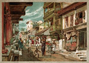 Calle en Mumbai de Josef Hoffman